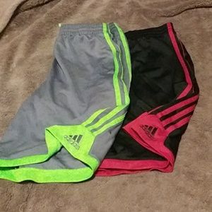 Boys size 10-12 addidad shorts